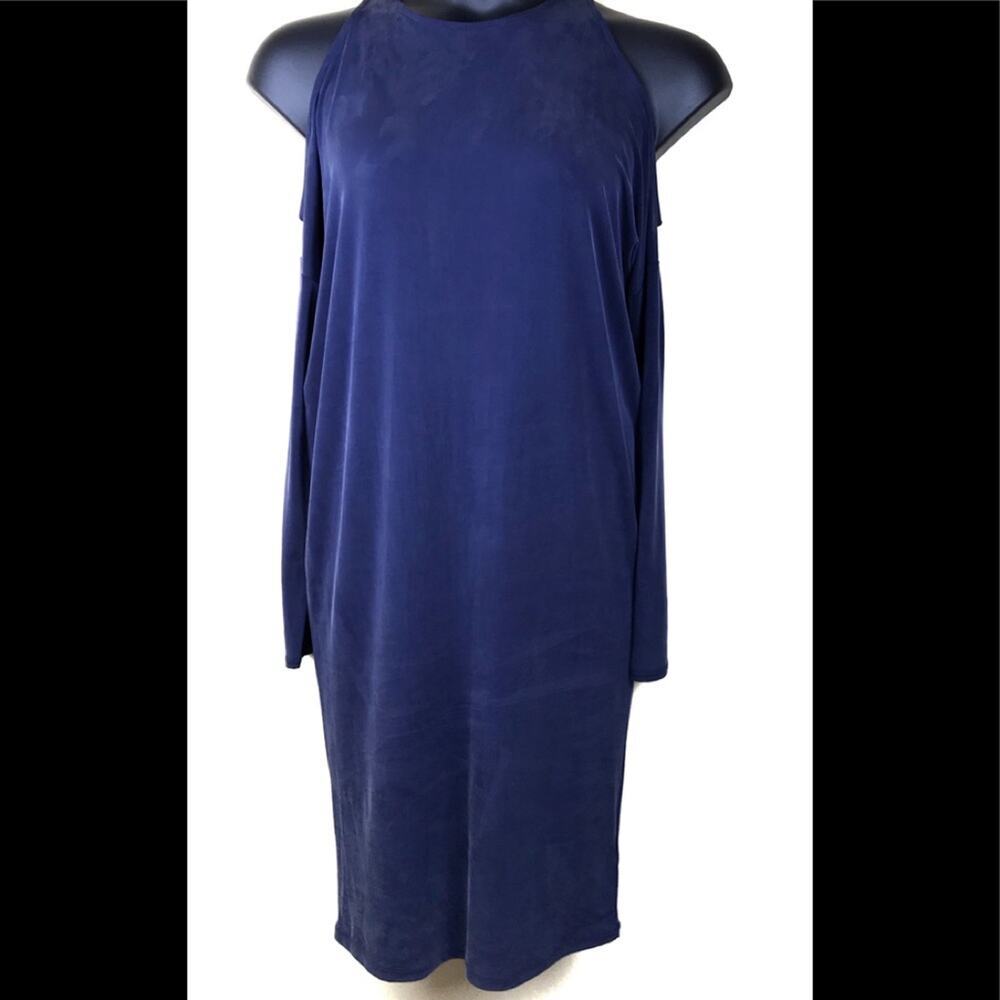 Anthro Eri + Ali Navy Annalyn Cocoon Dress Sz XS